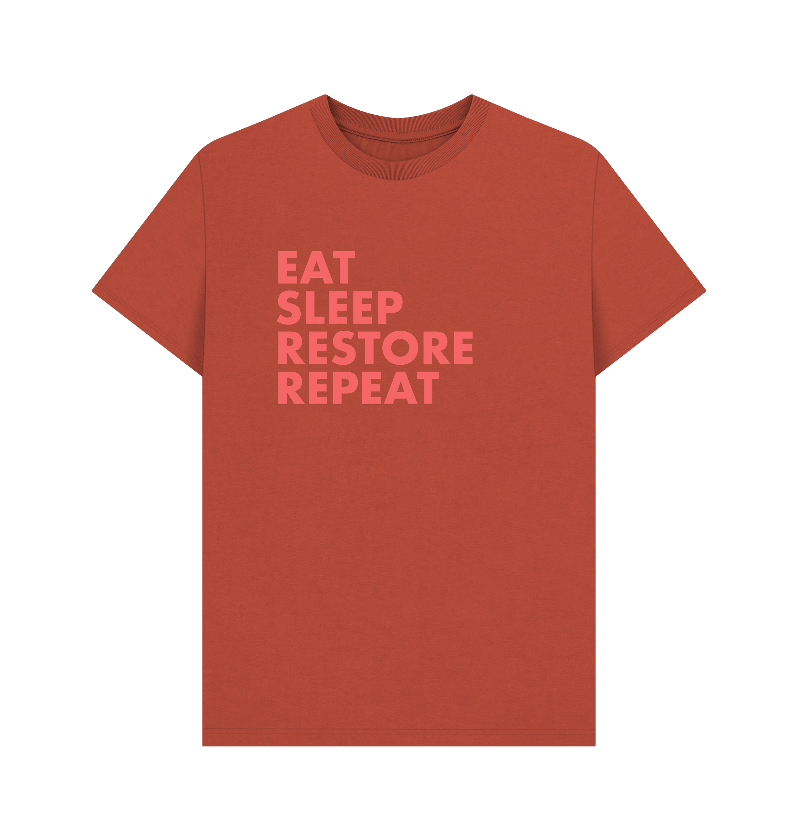 Rust Printed T-shirt Front