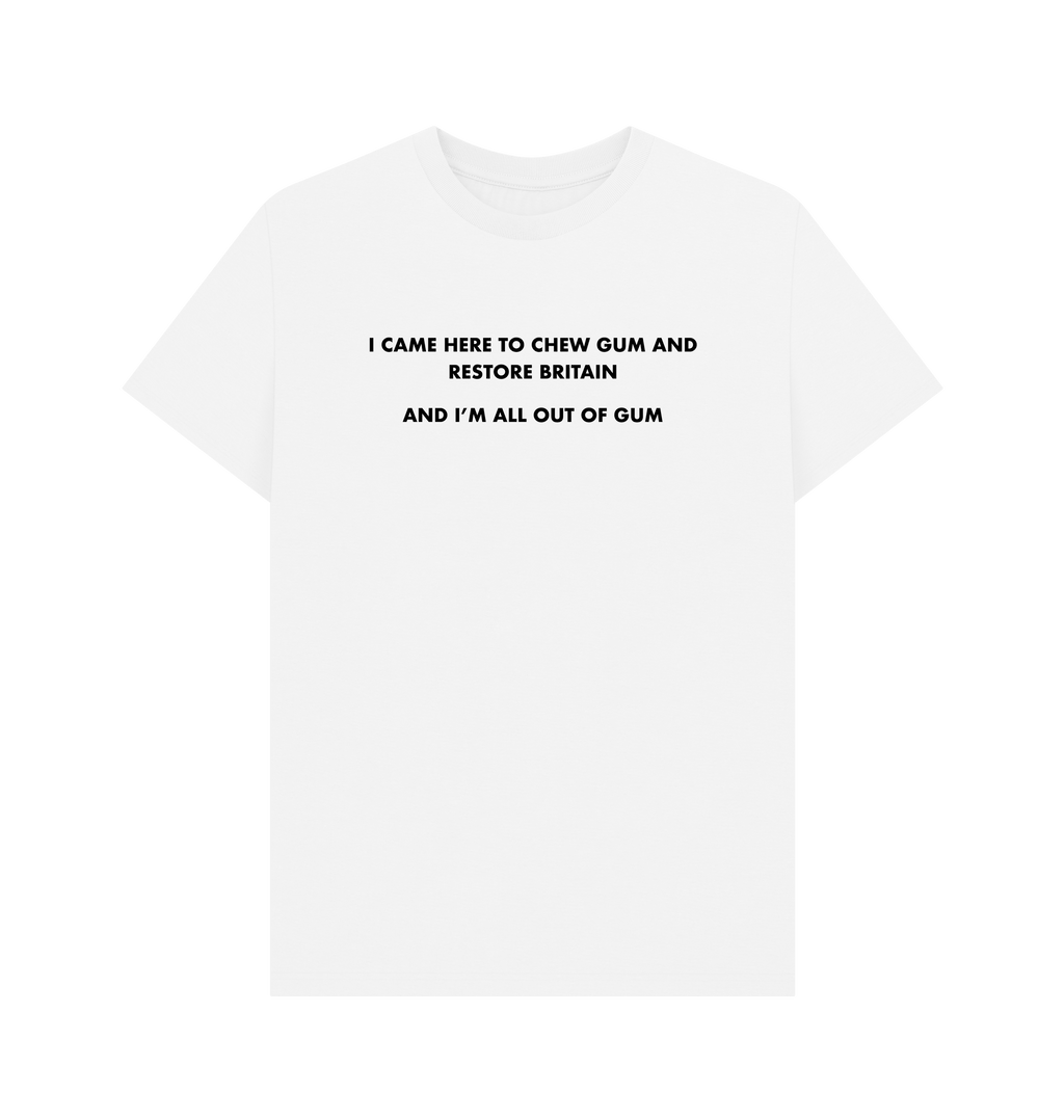 White Printed T-shirt Front