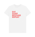 White Printed T-shirt Front