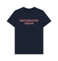 Navy Blue Printed T-shirt Front