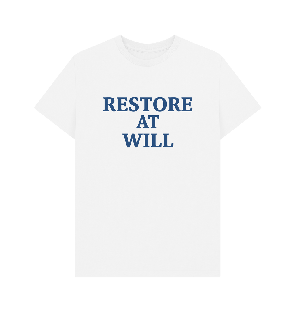 White Printed T-shirt Front