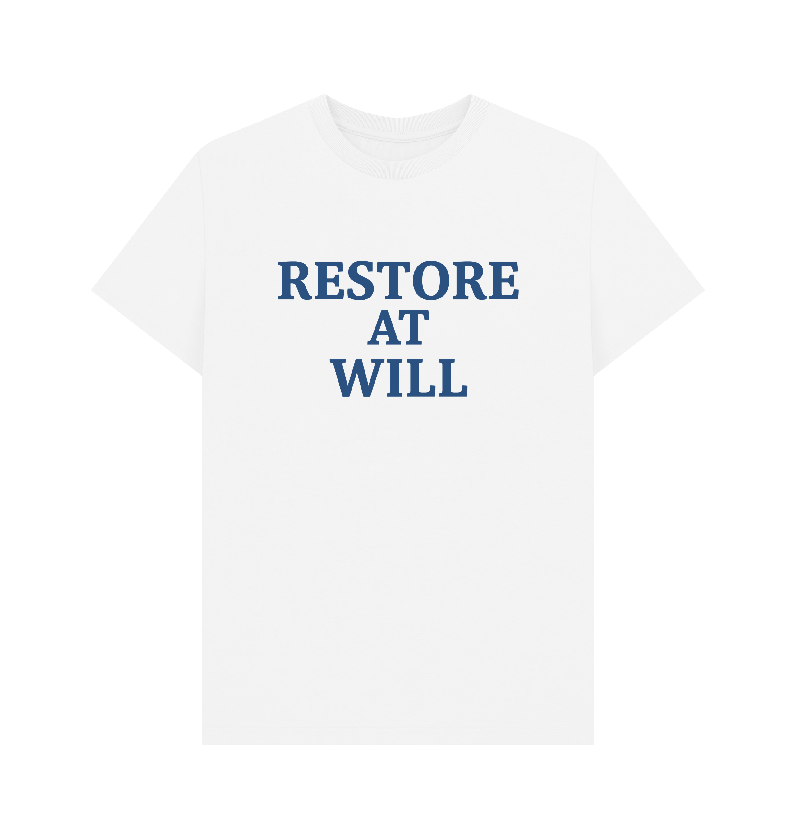 White Printed T-shirt Front