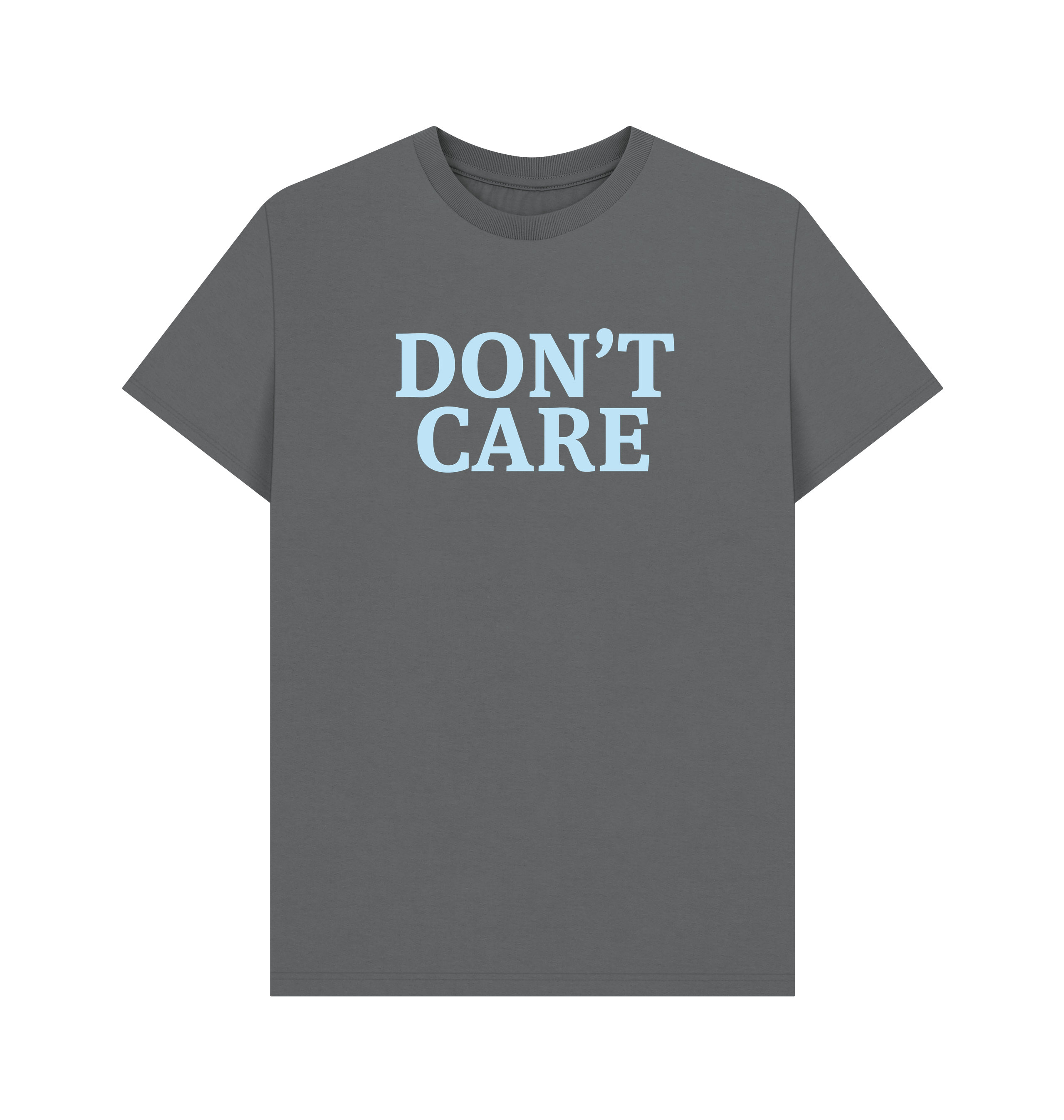 Slate Grey Printed T-shirt Front