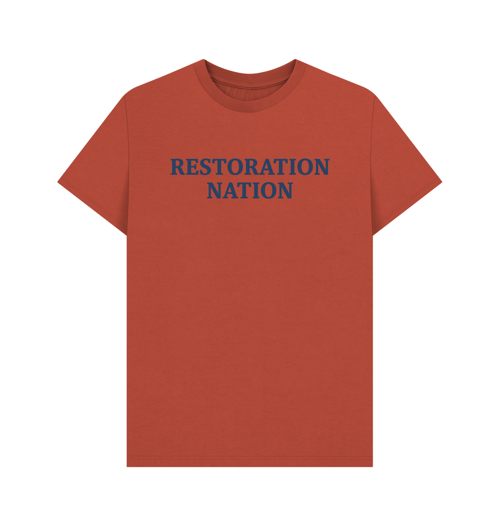 Rust Printed T-shirt Front
