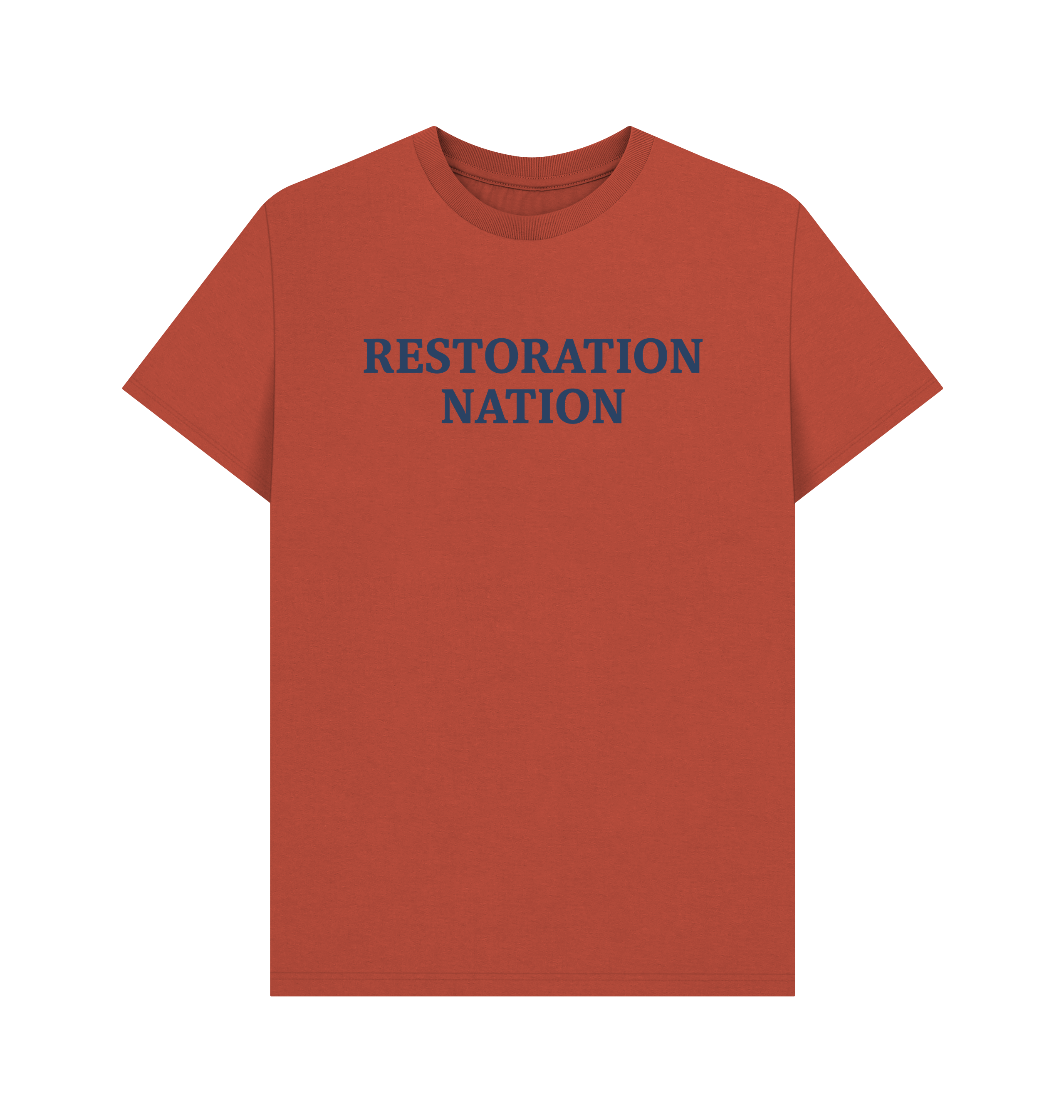 Rust Printed T-shirt Front