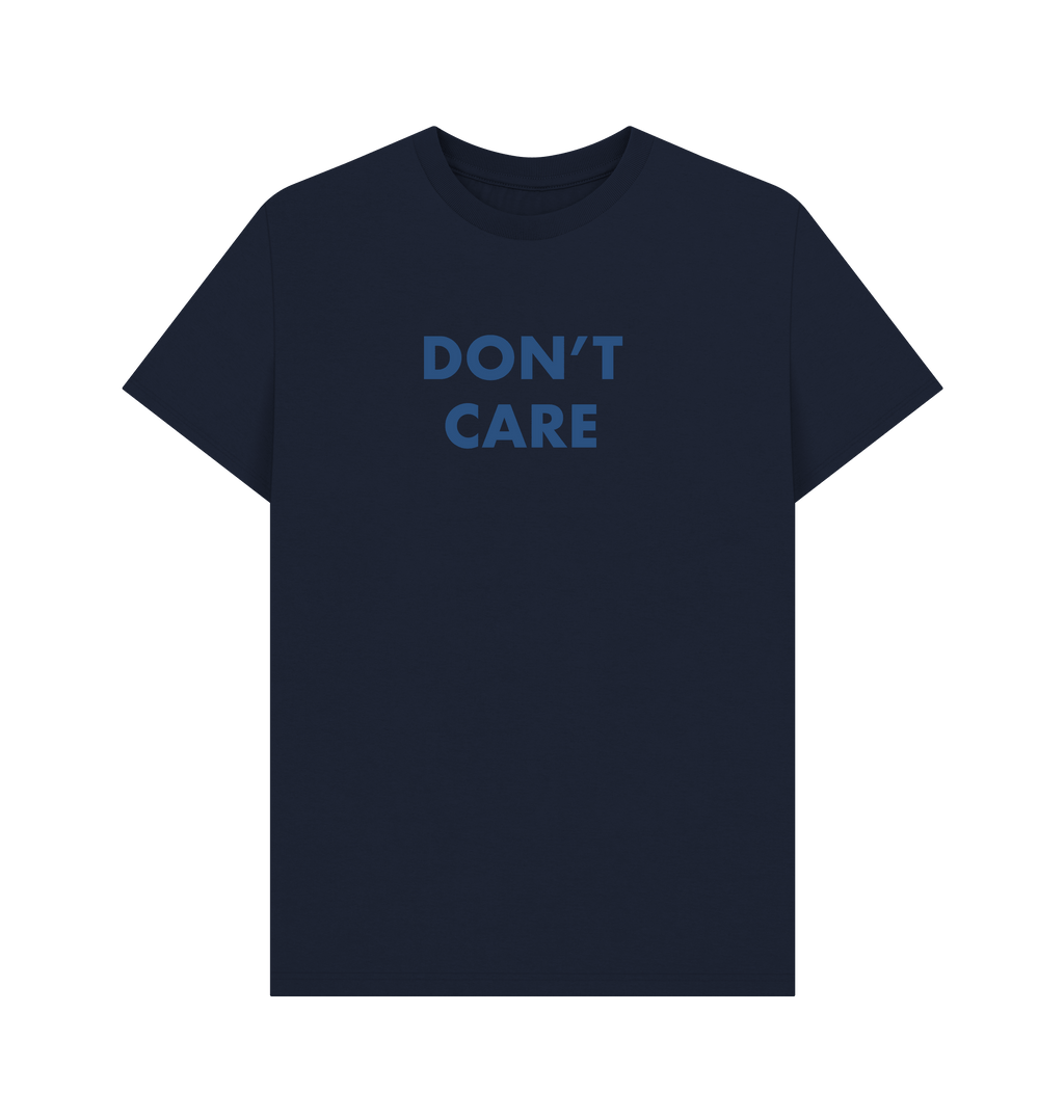 Navy Blue Printed T-shirt Front