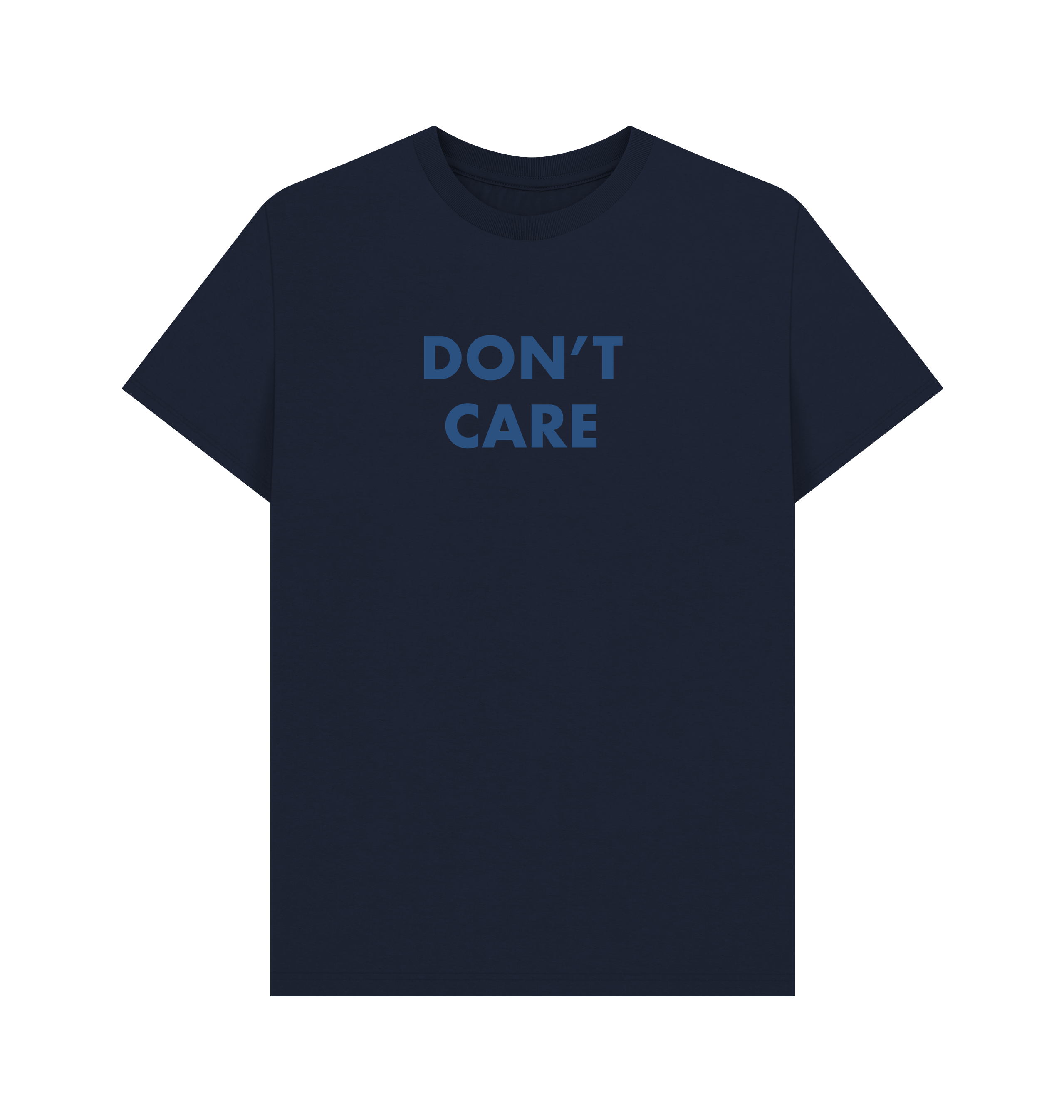 Navy Blue Printed T-shirt Front