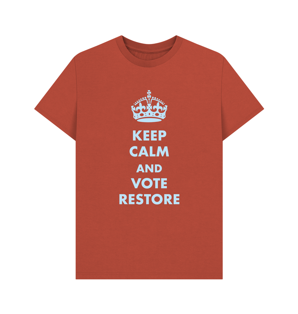 Rust Printed T-shirt Front