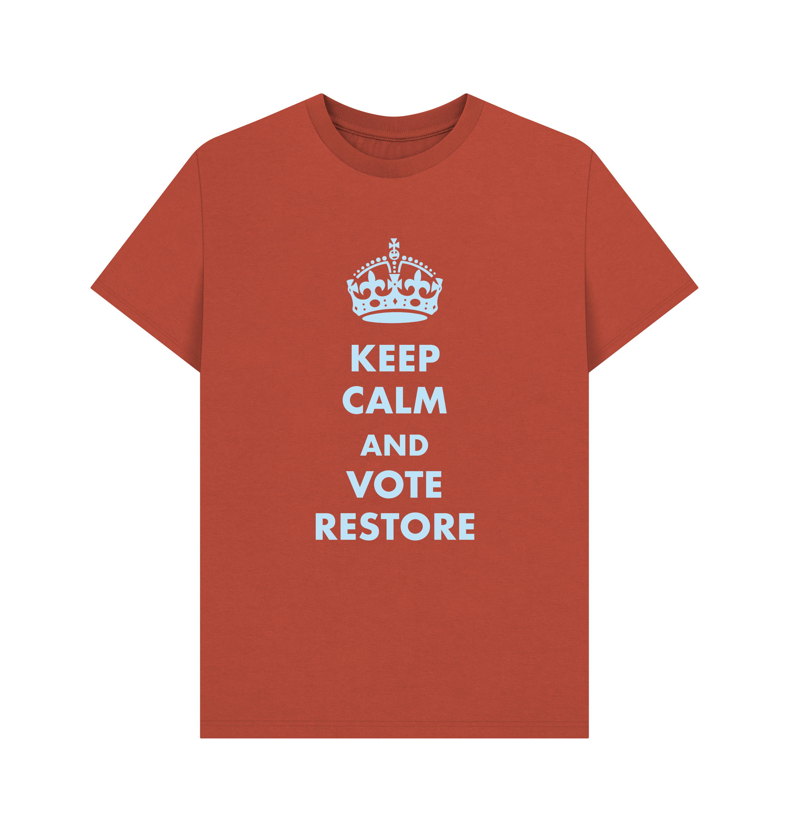 Rust Printed T-shirt Front
