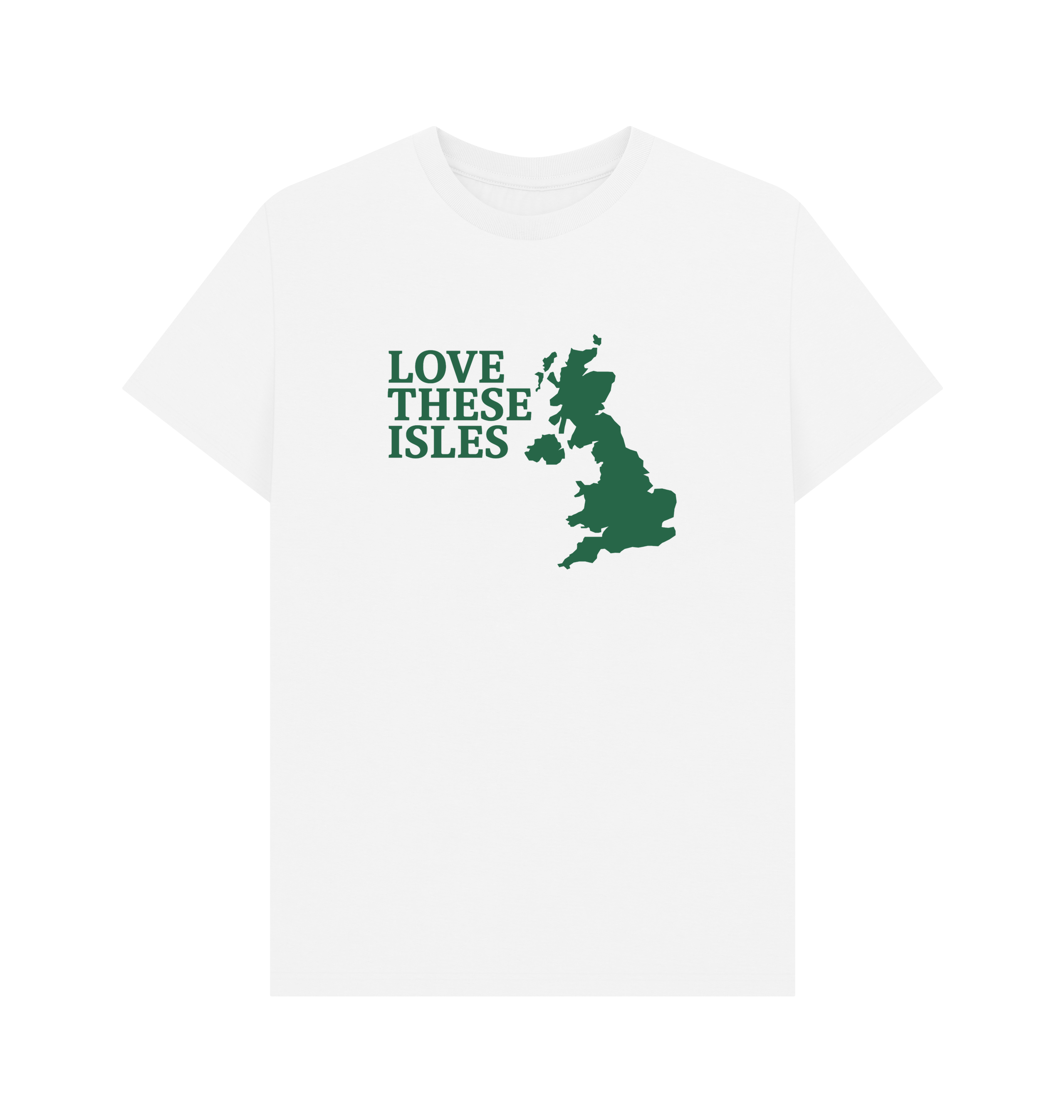 White Printed T-shirt Front