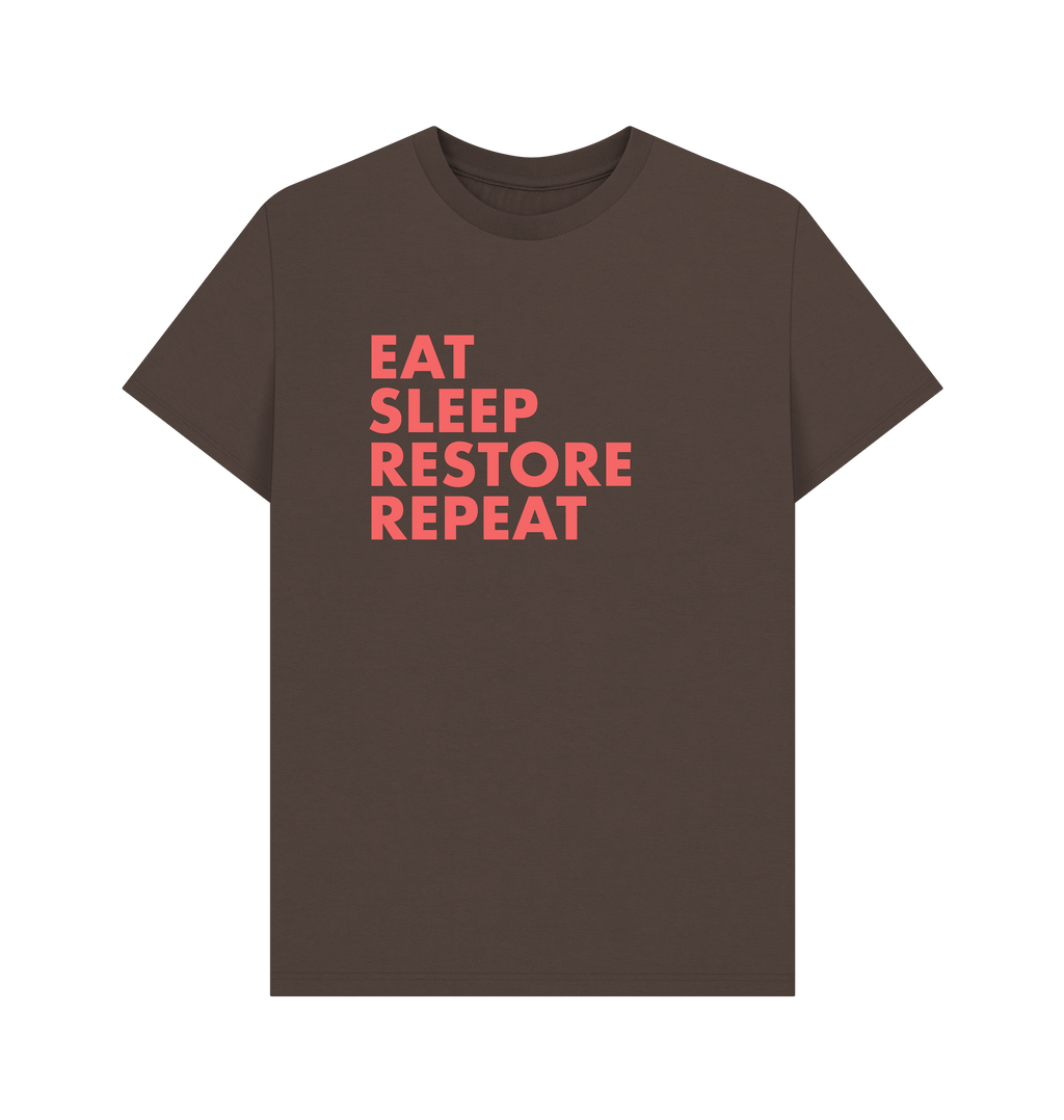 Chocolate Printed T-shirt Front