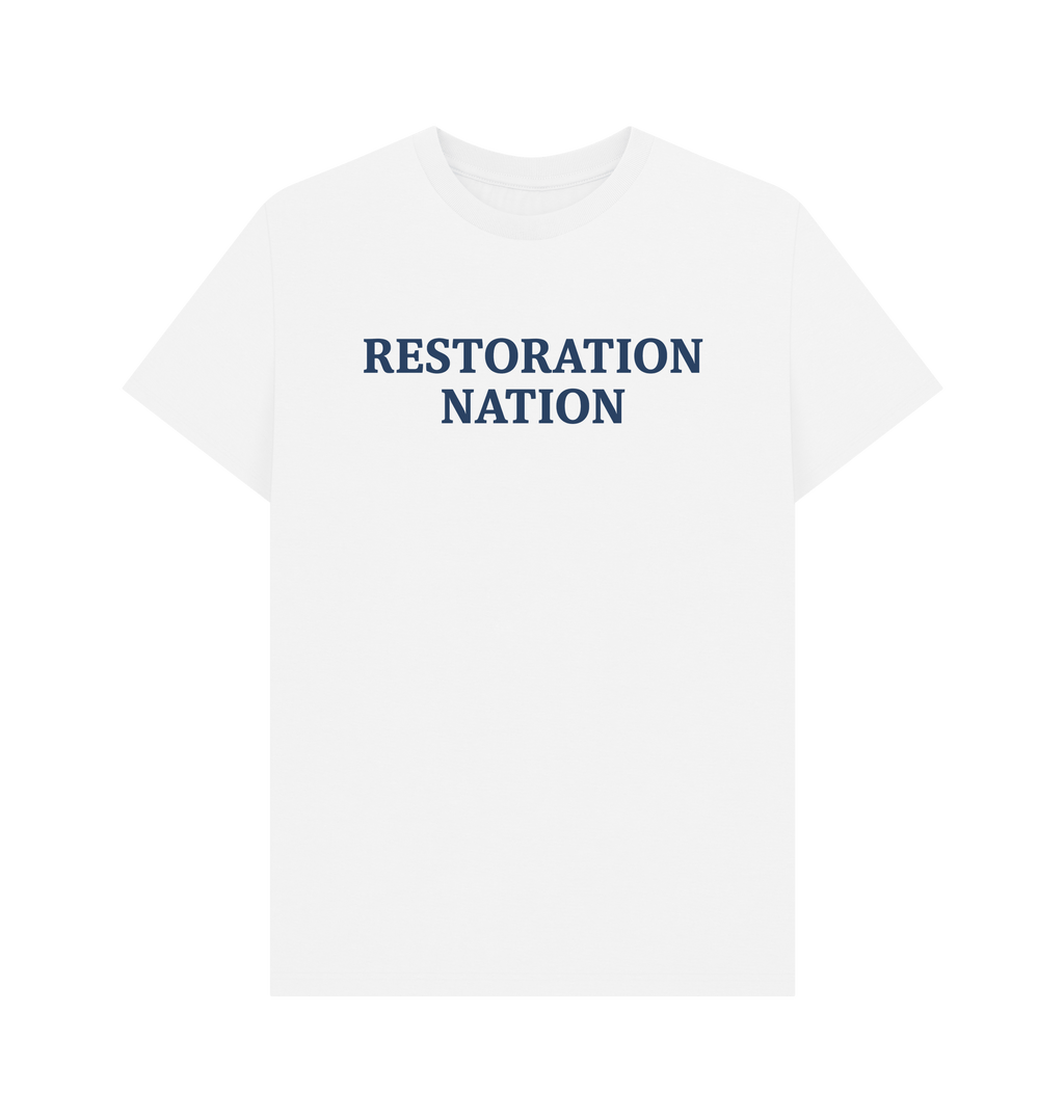 White Printed T-shirt Front