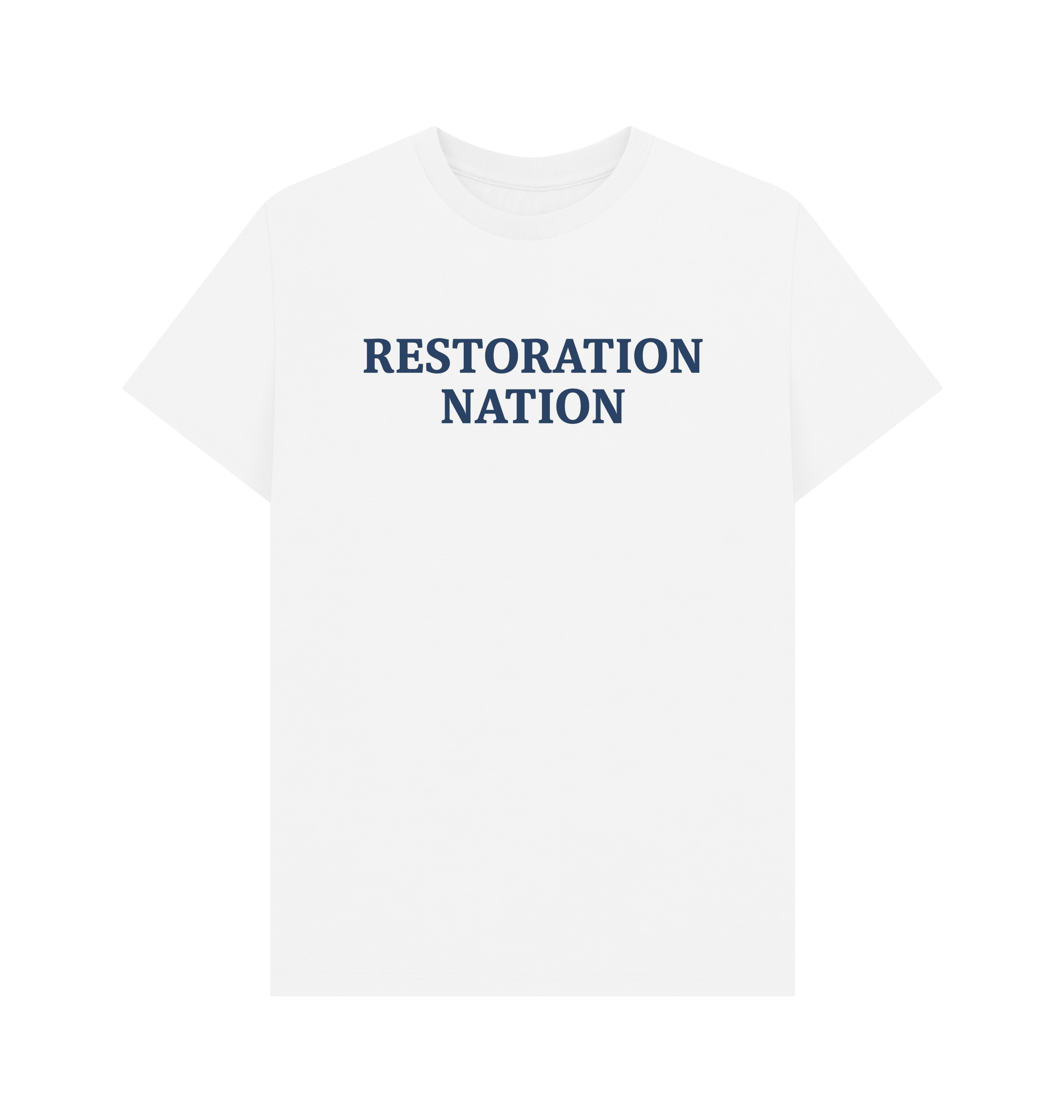 White Printed T-shirt Front