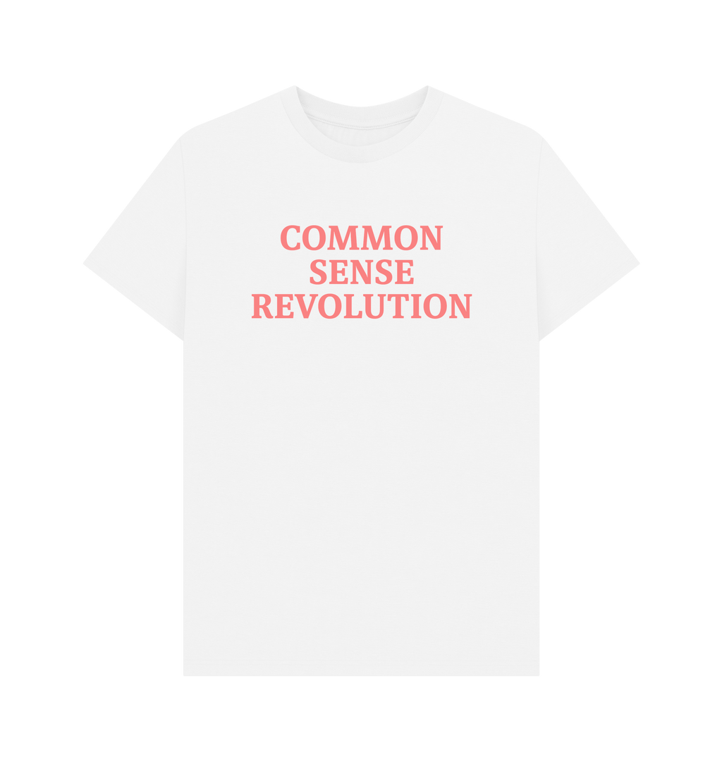 White Printed T-shirt Front