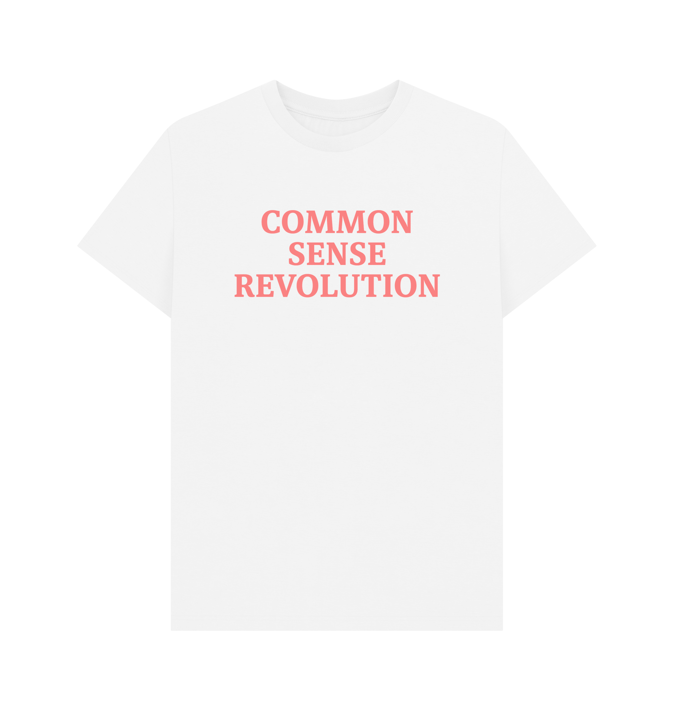 White Printed T-shirt Front