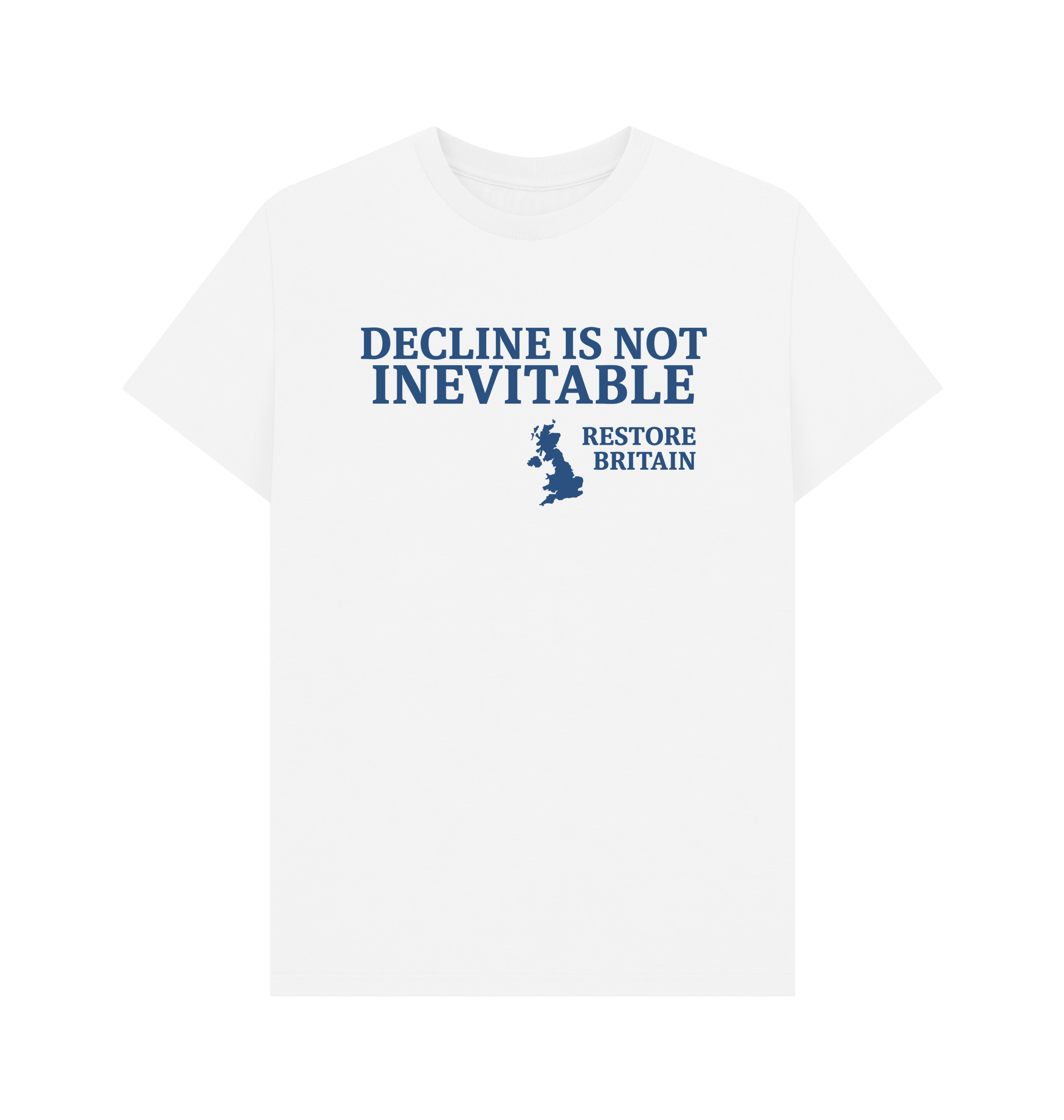 White Printed T-shirt Front