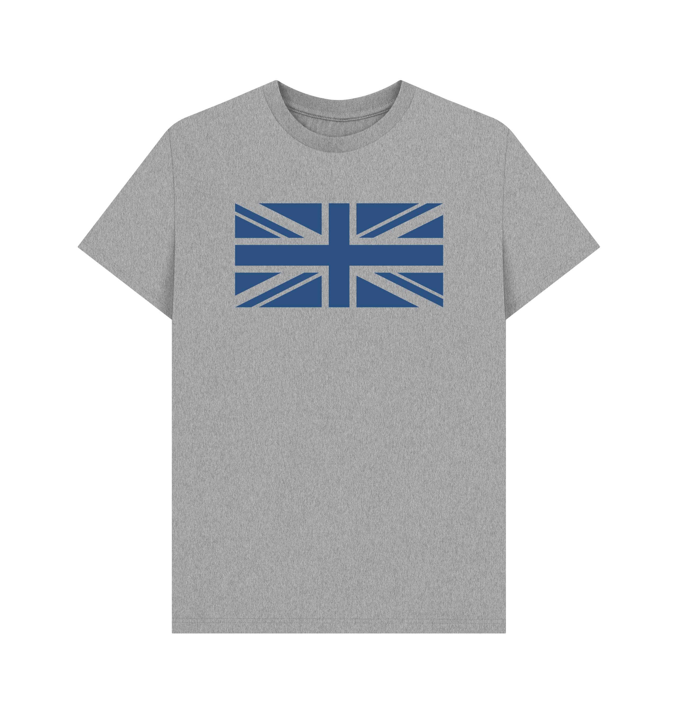 Athletic Grey Printed T-shirt Front