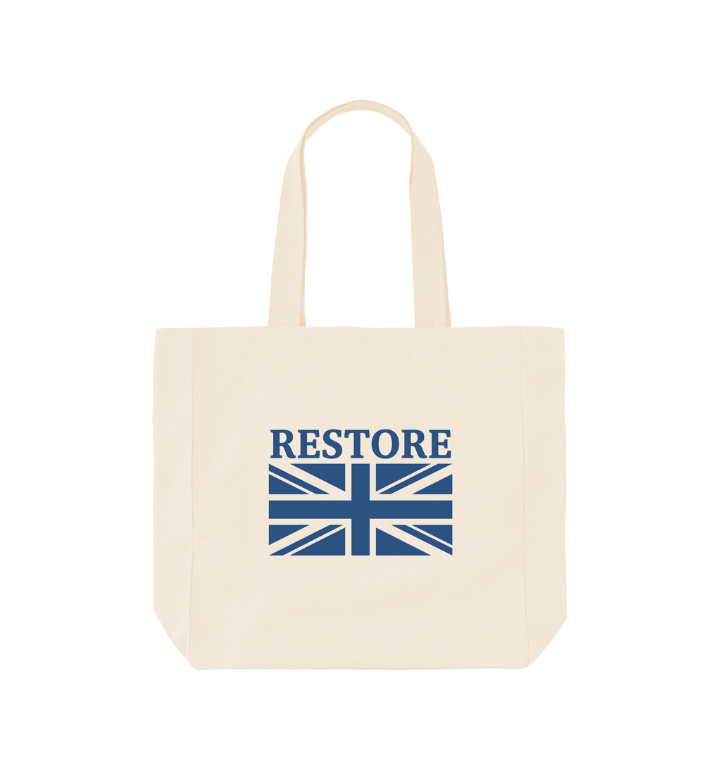 Natural Printed Bag Front