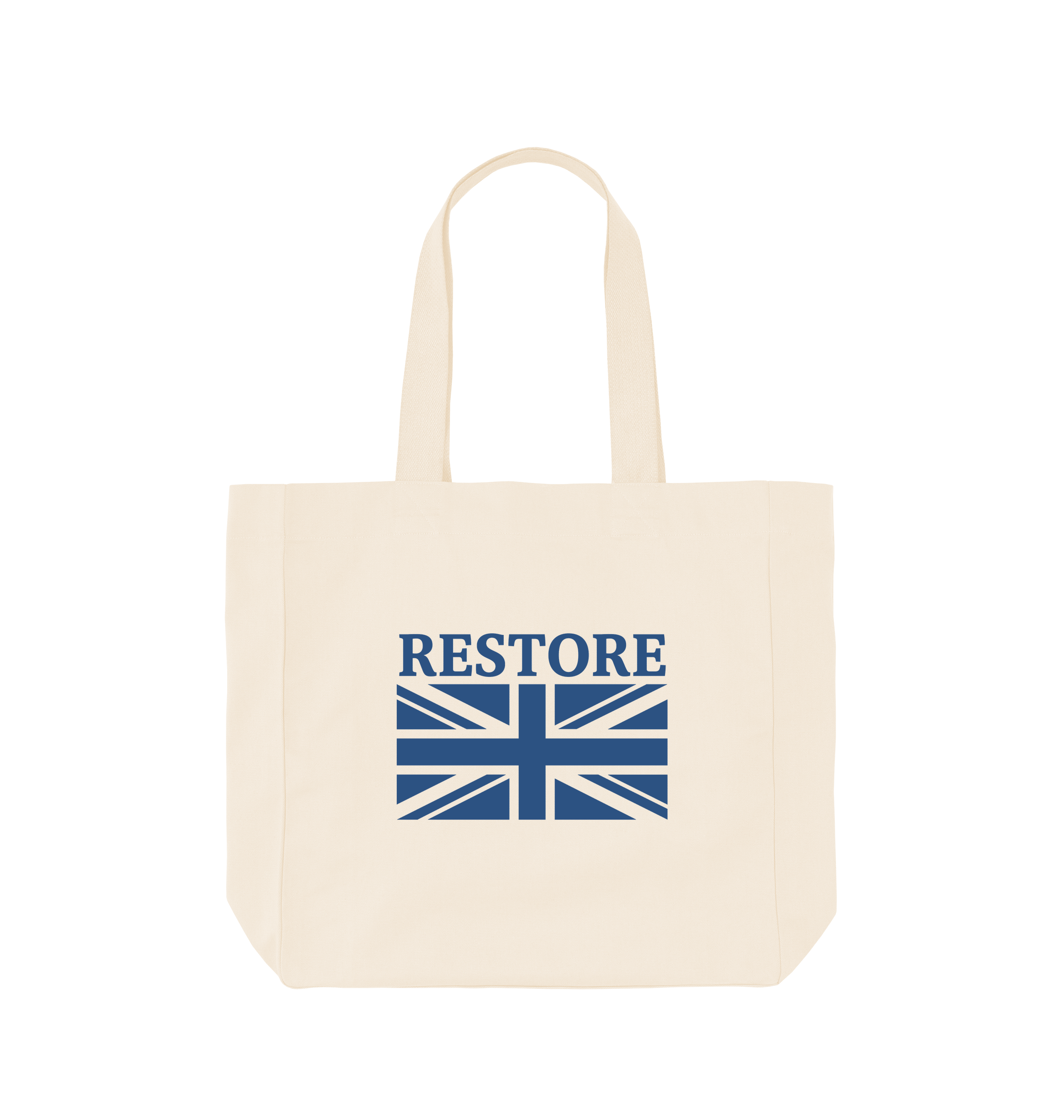 Natural Printed Bag Front