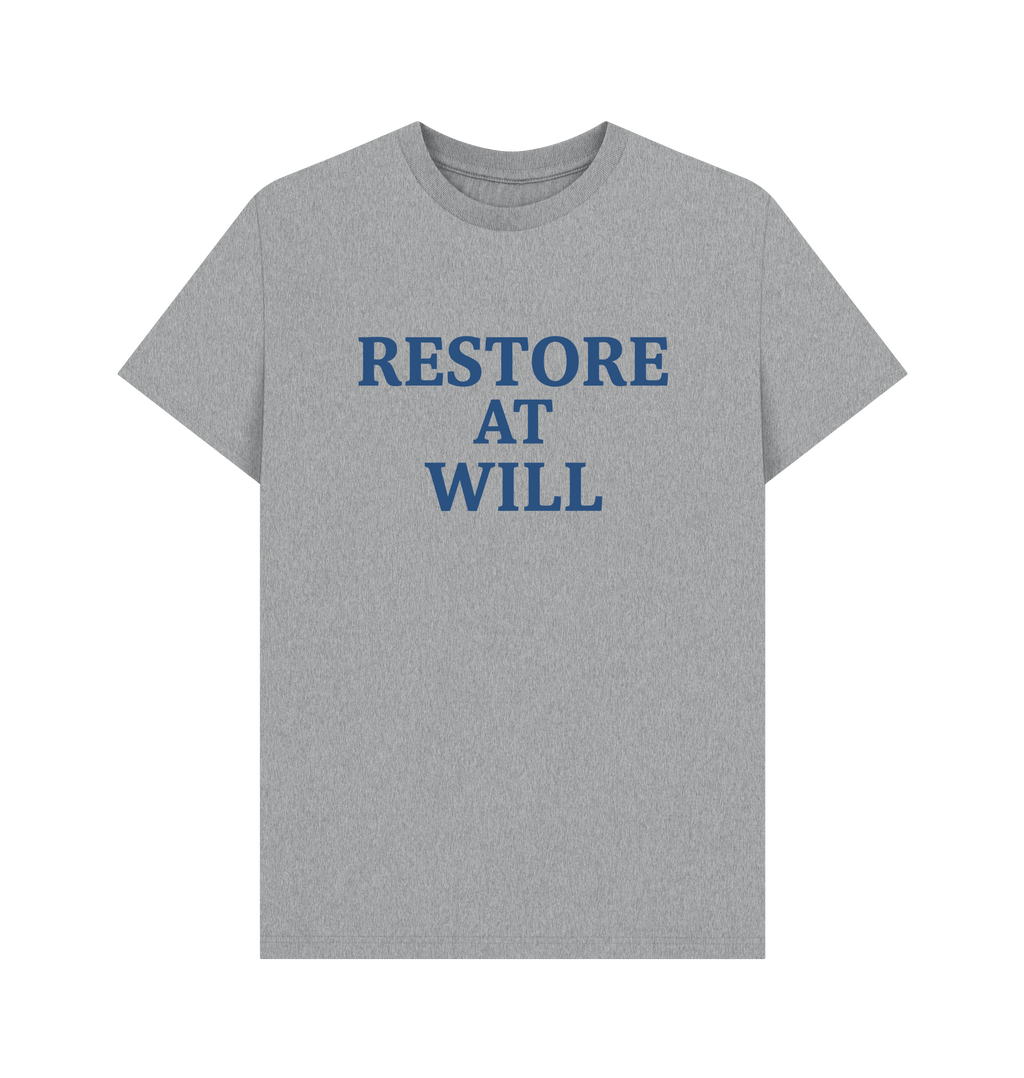 Athletic Grey Printed T-shirt Front