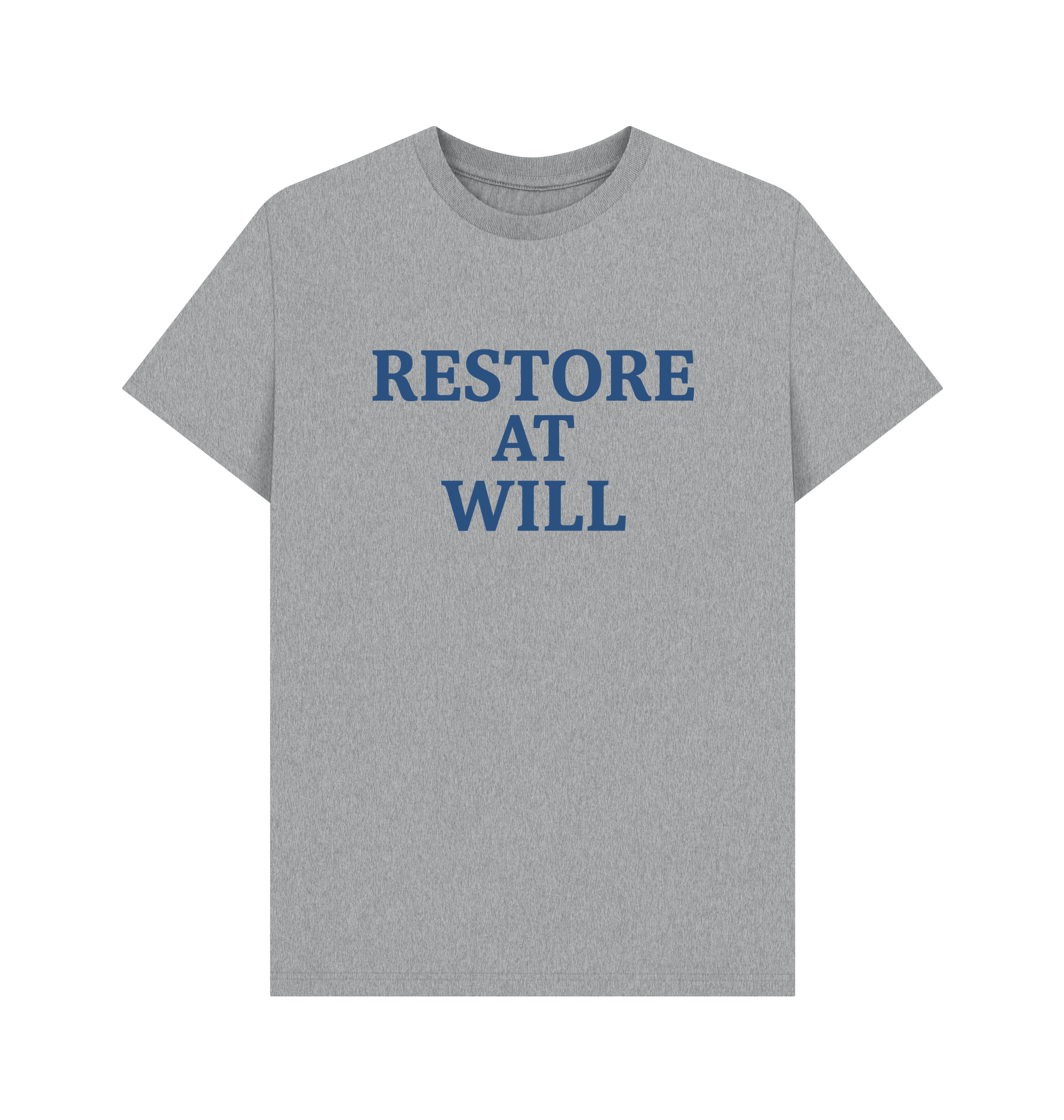 Athletic Grey Printed T-shirt Front
