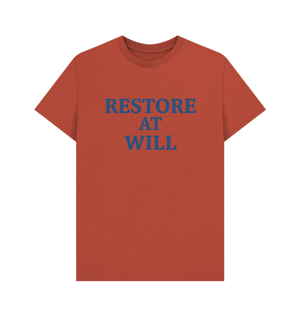 Rust Printed T-shirt Front