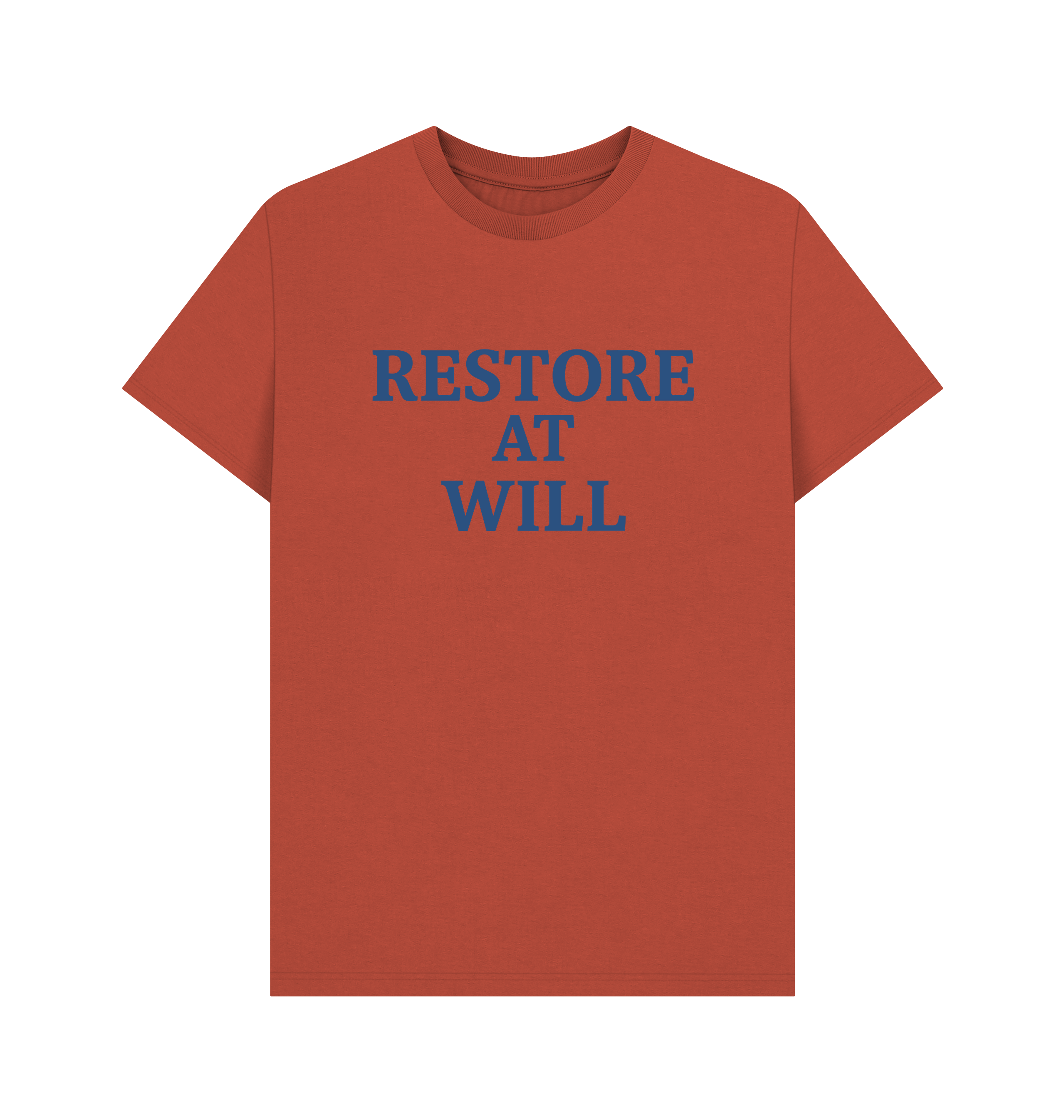 Rust Printed T-shirt Front