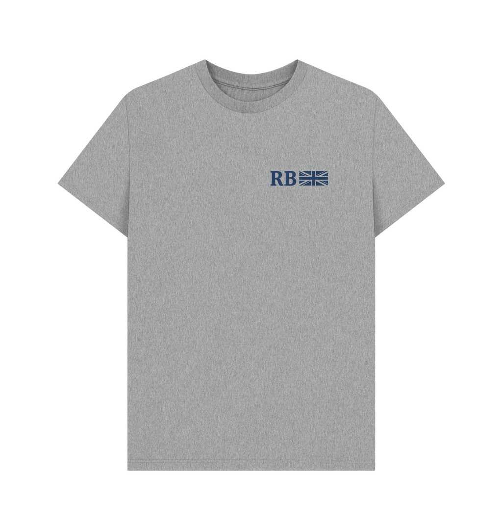 Athletic Grey Printed T-shirt Front