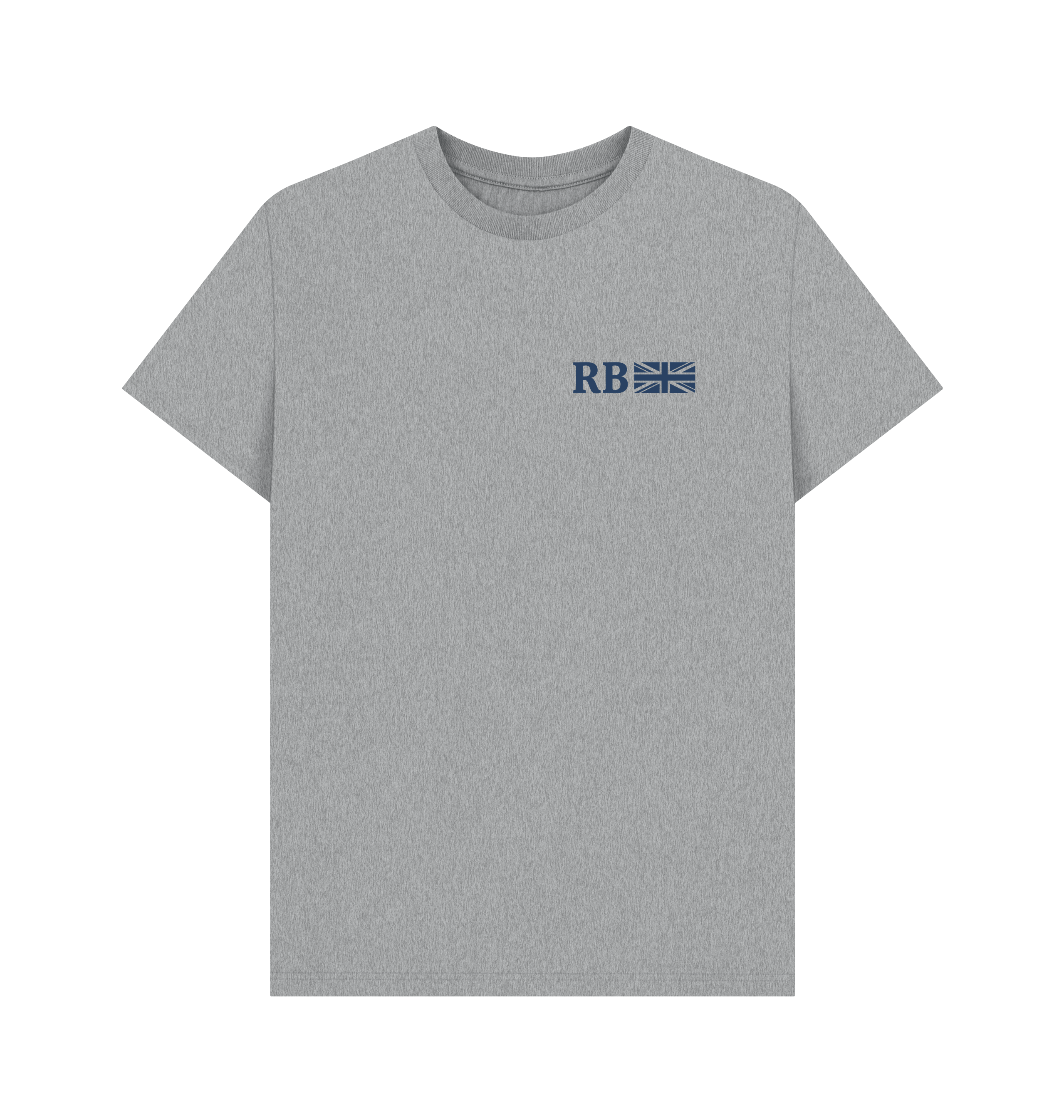 Athletic Grey Printed T-shirt Front