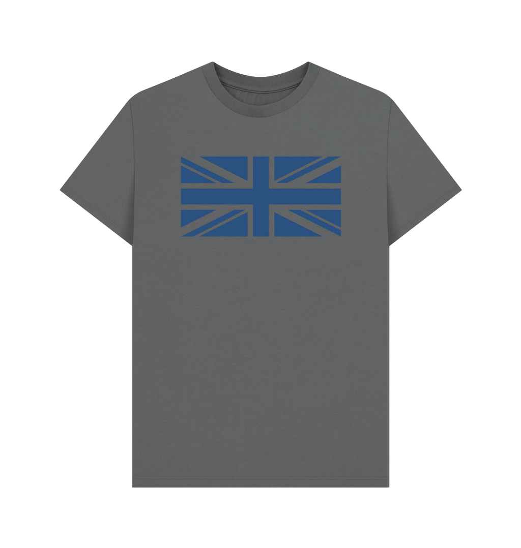 Slate Grey Printed T-shirt Front
