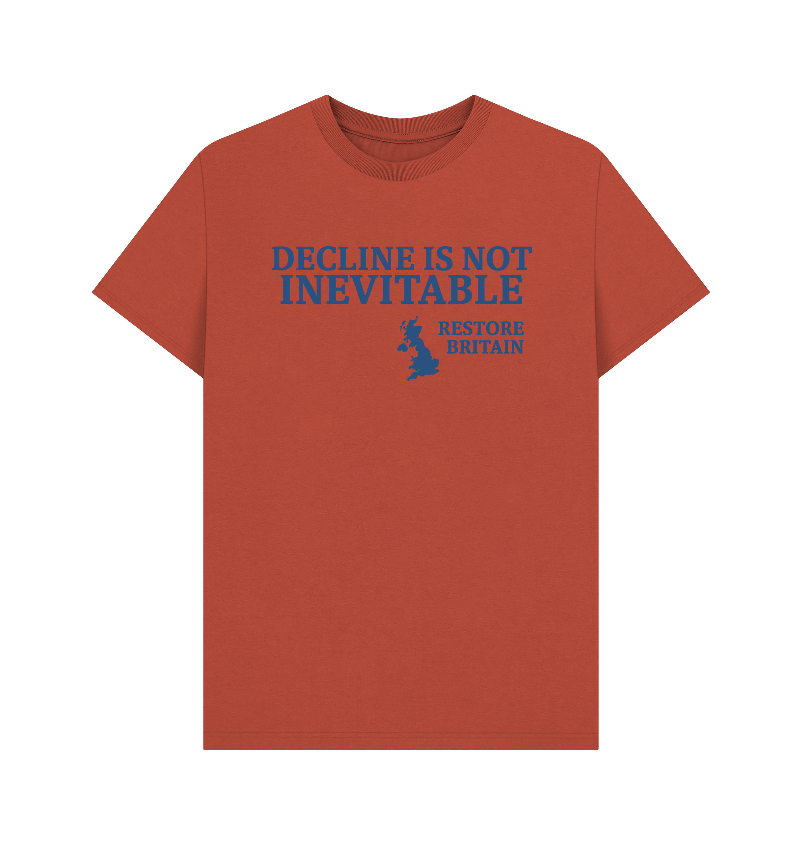 Rust Printed T-shirt Front