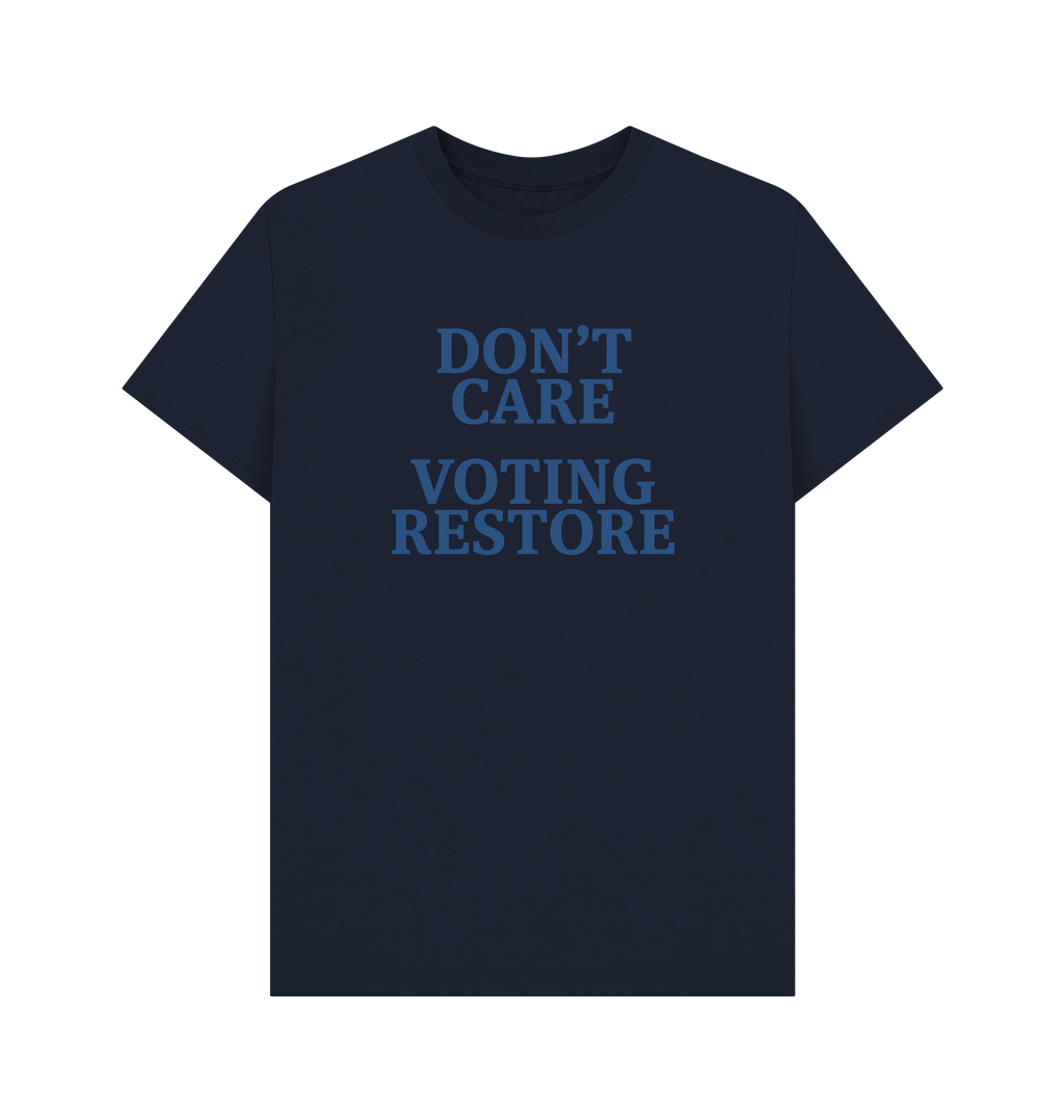 Navy Blue Printed T-shirt Front
