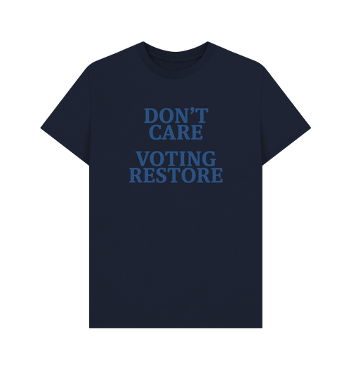 Navy Blue Printed T-shirt Front