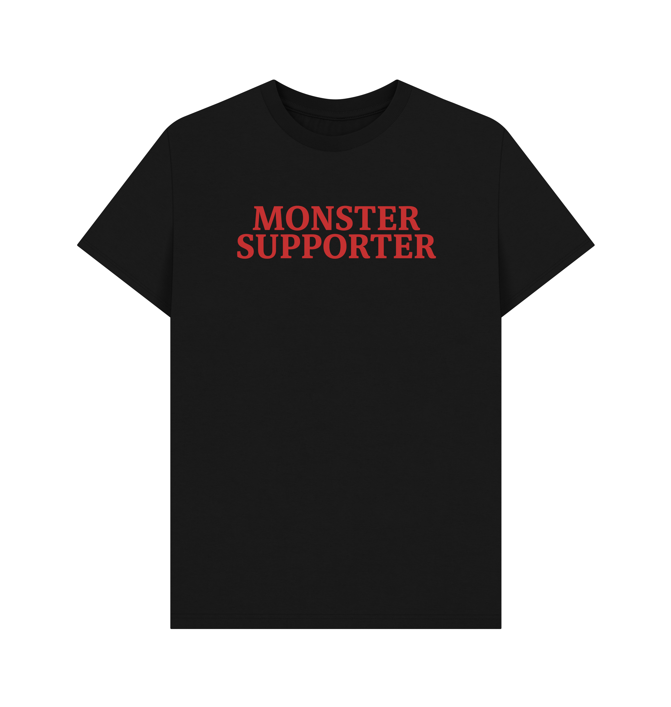 Black Printed T-shirt Front