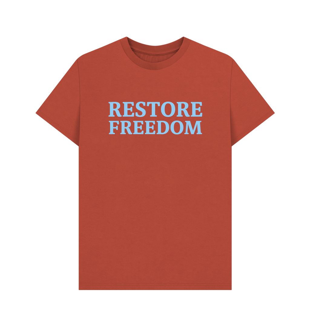 Rust Printed T-shirt Front