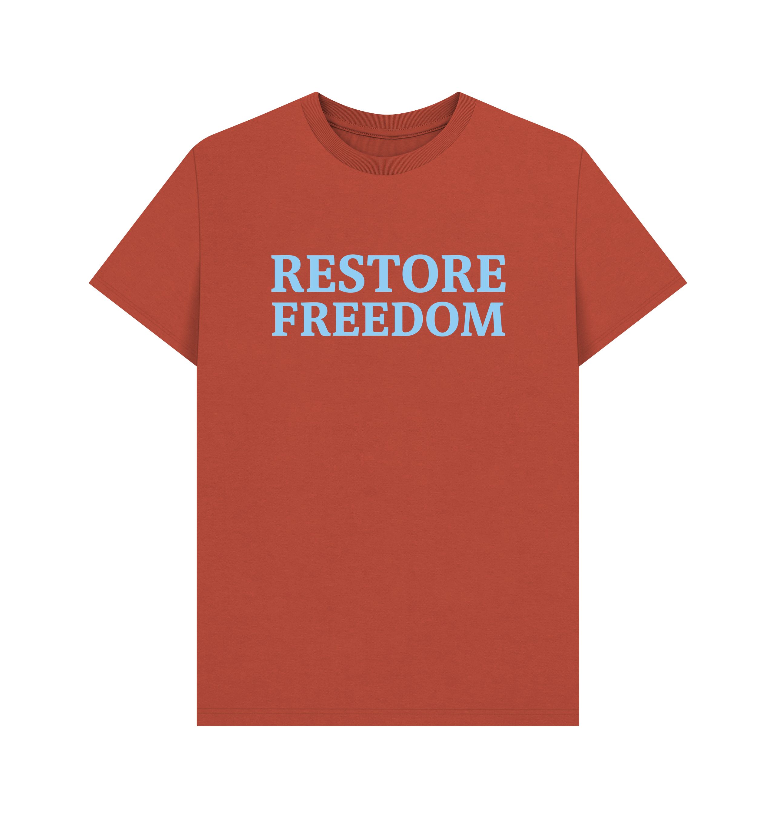Rust Printed T-shirt Front