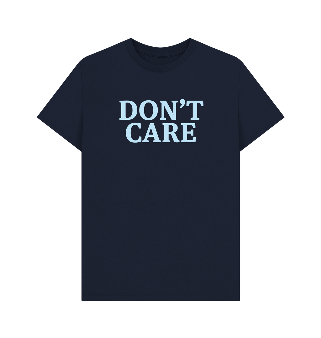Navy Blue Printed T-shirt Front