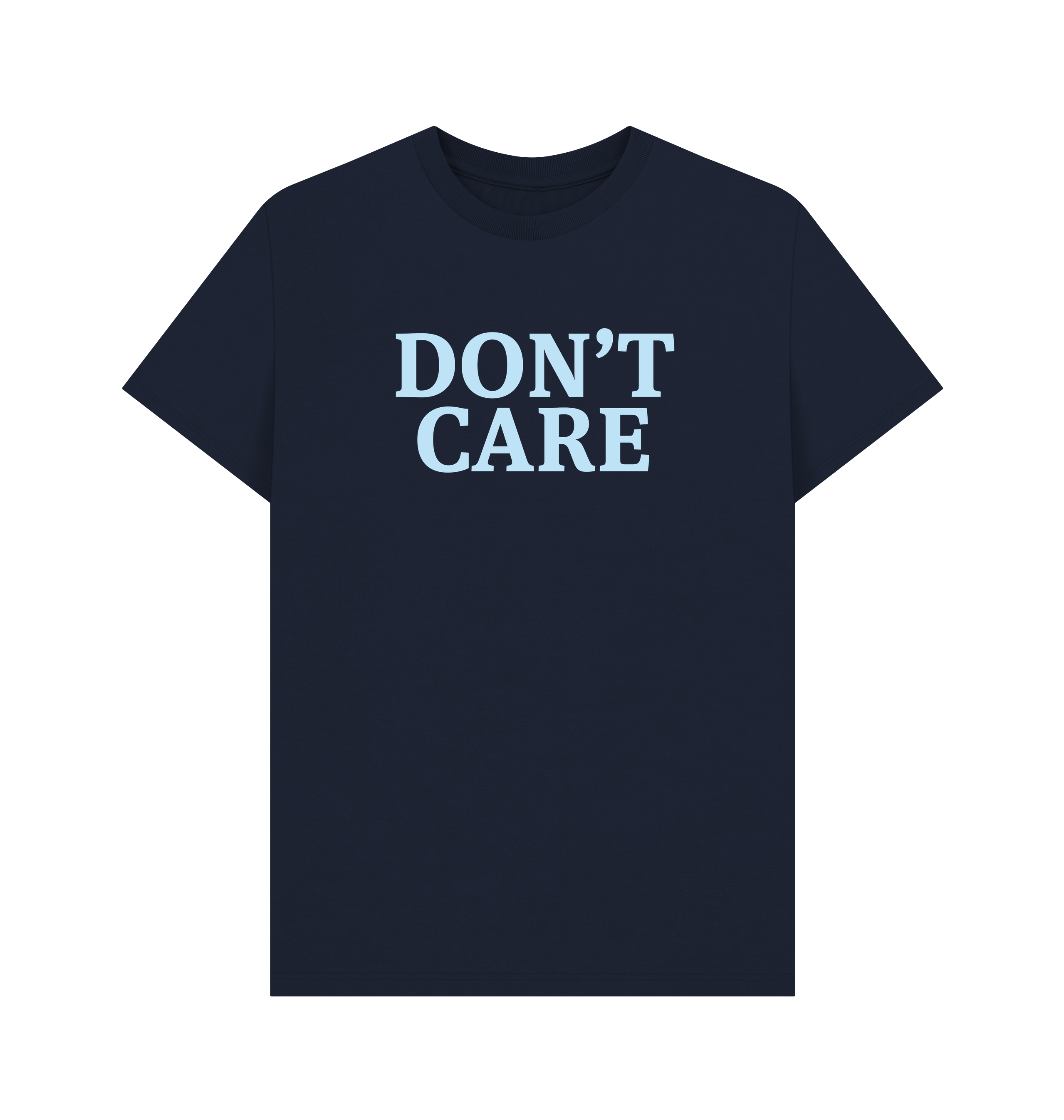 Navy Blue Printed T-shirt Front