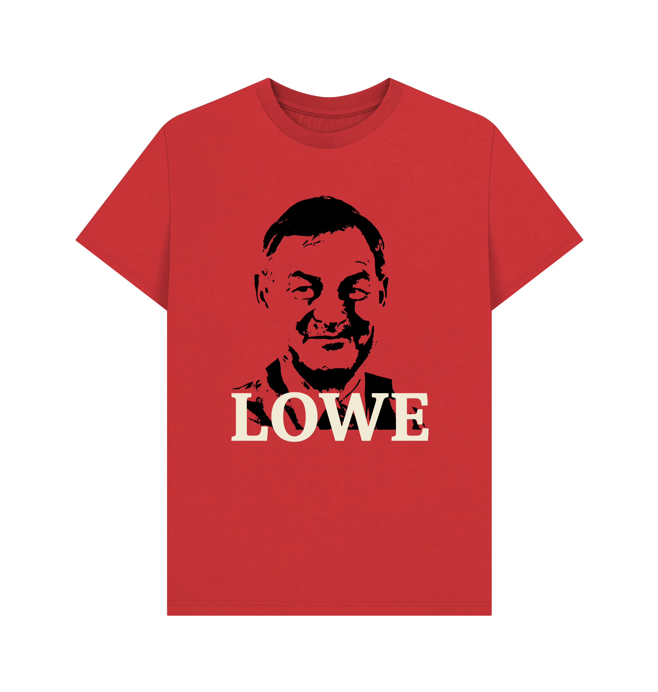 Red Printed T-shirt Front