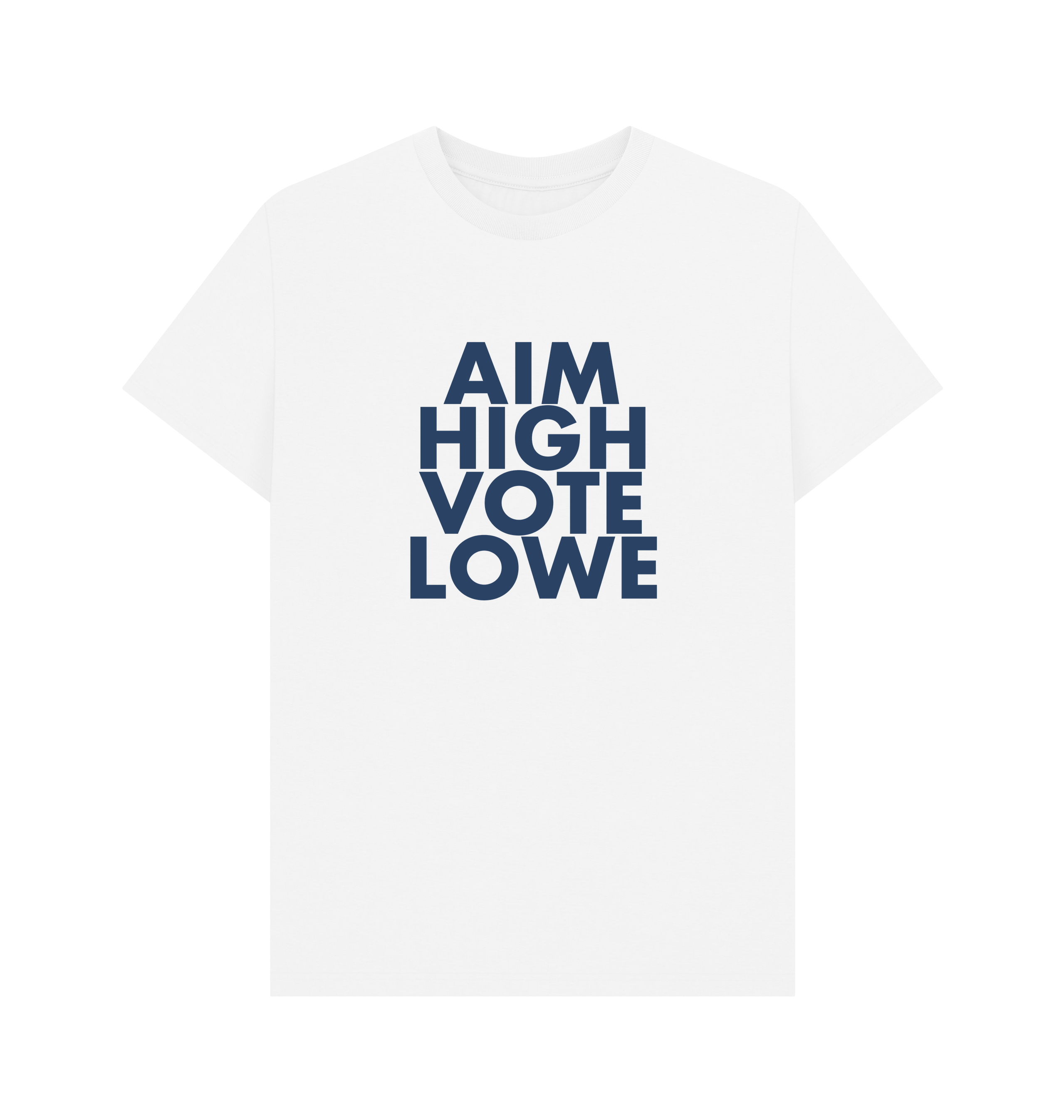White Printed T-shirt Front