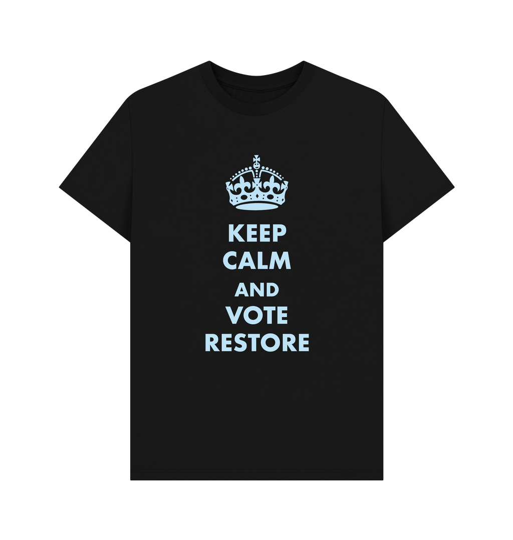 Black Printed T-shirt Front