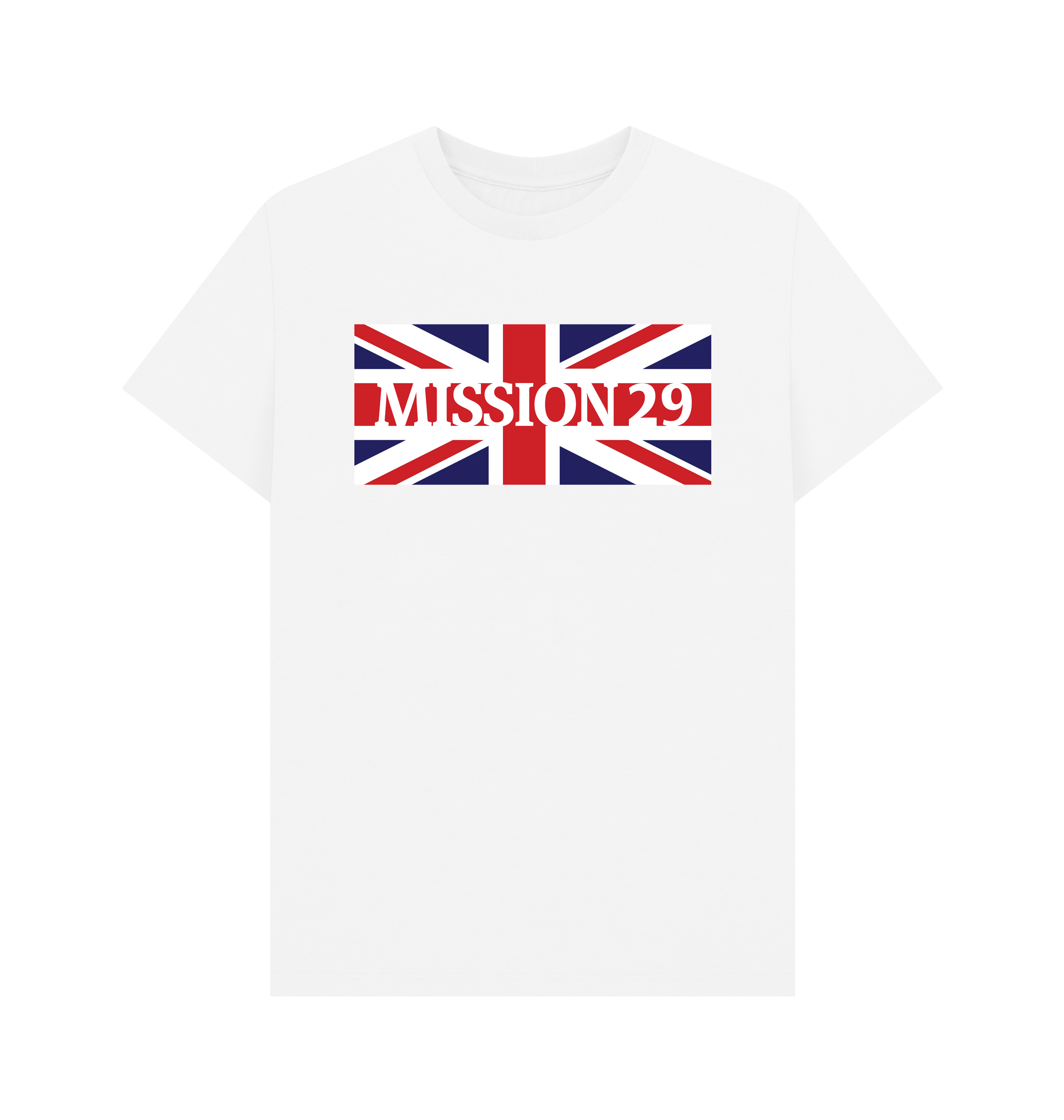 White Printed T-shirt Front